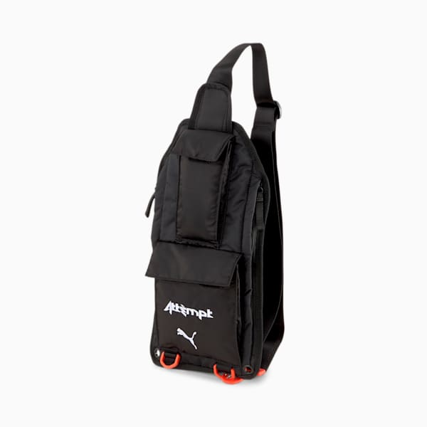 PUMA x ATTÈMPT Crossbody Bag, Puma Black, extralarge