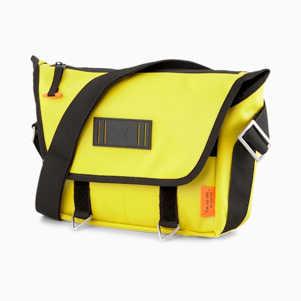 Messenger Crossbody Flap Over Bag Lemon Yellow