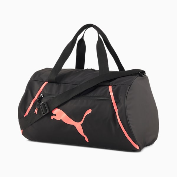 AT Essentials Pearl Barrel Bag, Puma Black-Nrgy Peach, extralarge