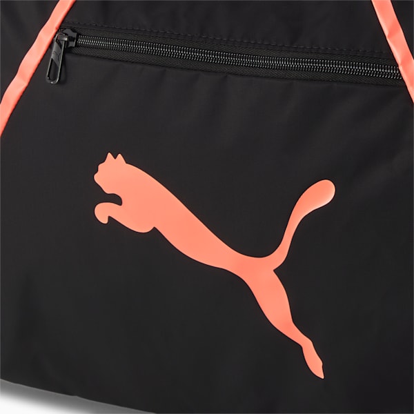 AT Essentials Pearl Grip Bag, Puma Black-Nrgy Peach, extralarge