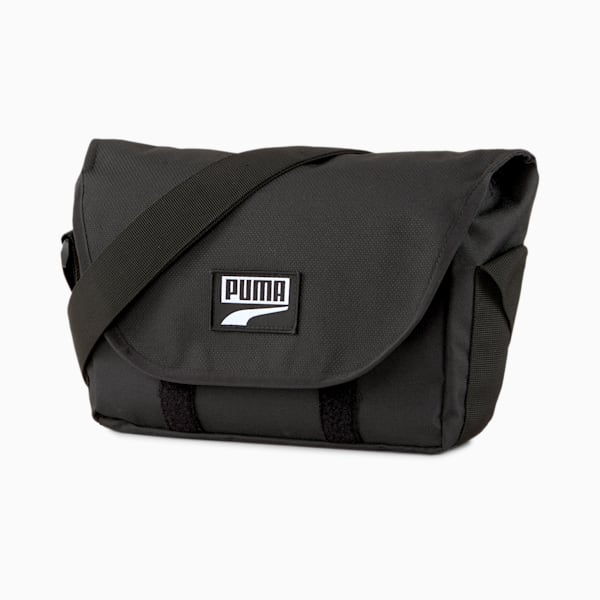 PUMA Deck Mini Messenger Bag, Puma Black, extralarge
