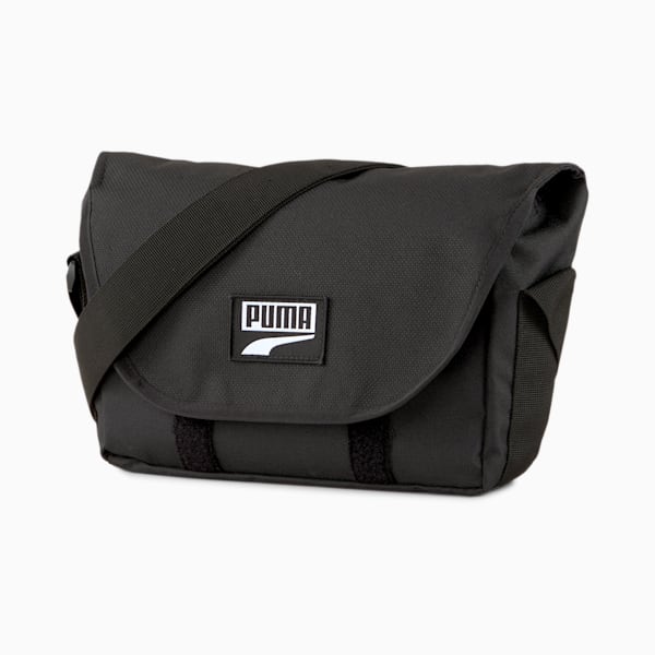 PUMA Deck Mini Messenger Bag, Puma Black, extralarge