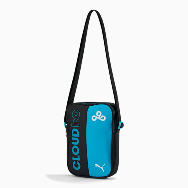 PUMA x CLOUD9 Portable Bag, Puma Black-Hawaiian Ocean, extralarge
