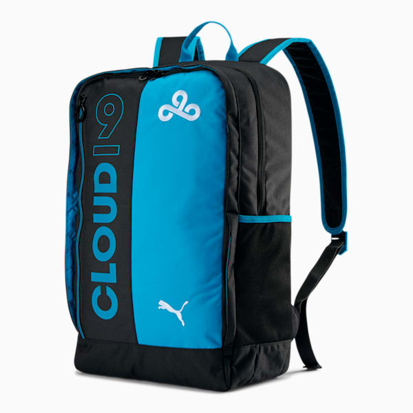 PUMA x CLOUD9 Backpack, Puma Black-Hawaiian Ocean, extralarge