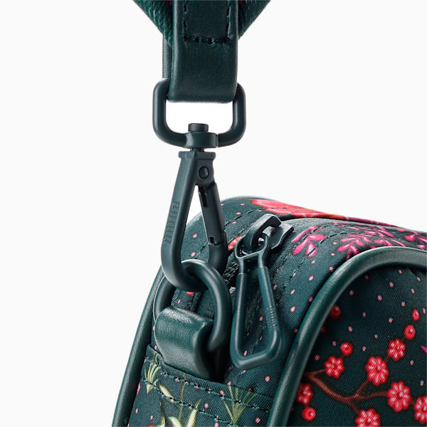 PUMA x LIBERTY Mini X-Body Women's Bag, Green Gables-AOP, extralarge