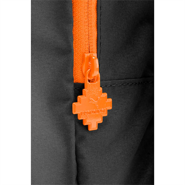PUMA x PRONOUNCE Backpack, Puma Black-Vibrant Orange, extralarge