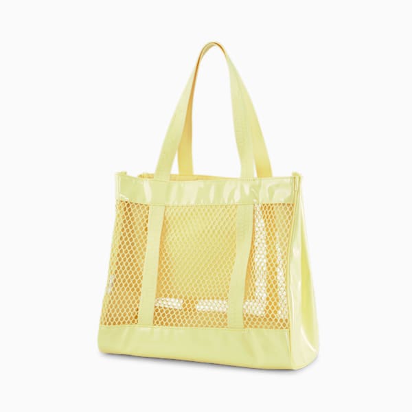 Womens' Core Net Shopper Bag, Yellow Pear, extralarge