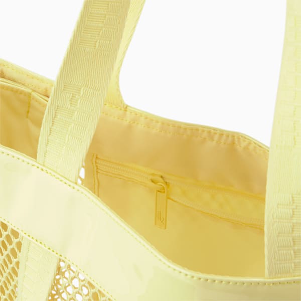 Womens' Core Net Shopper Bag, Yellow Pear, extralarge