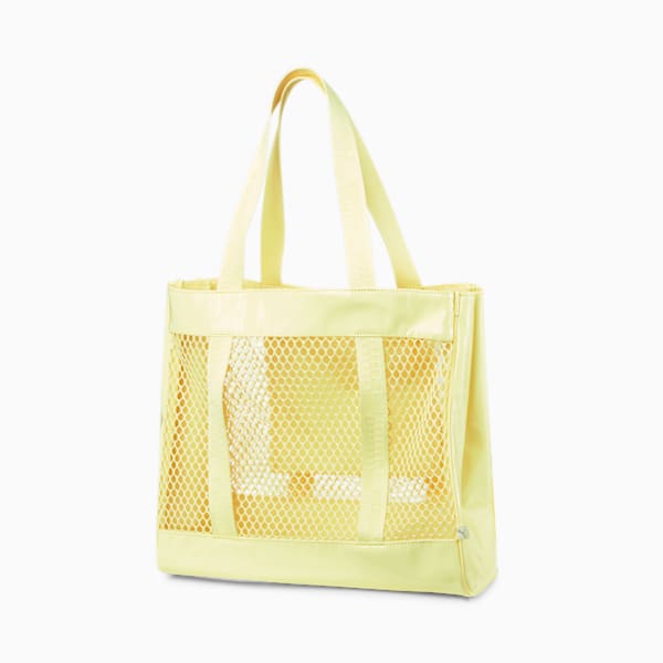 Womens' Core Net Shopper Bag, Yellow Pear, extralarge