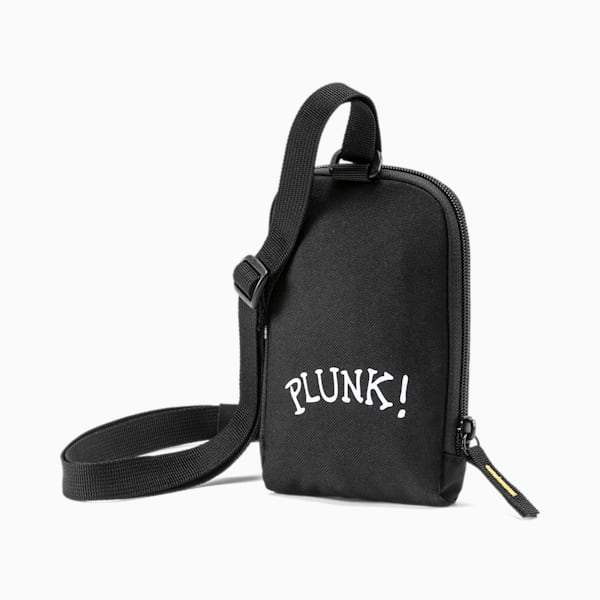 PUMA x PEANUTS Kids' Crossbody Wallet, Puma Black, extralarge