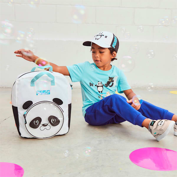 Animals Kids' Backpack, Puma White-PANDA, extralarge