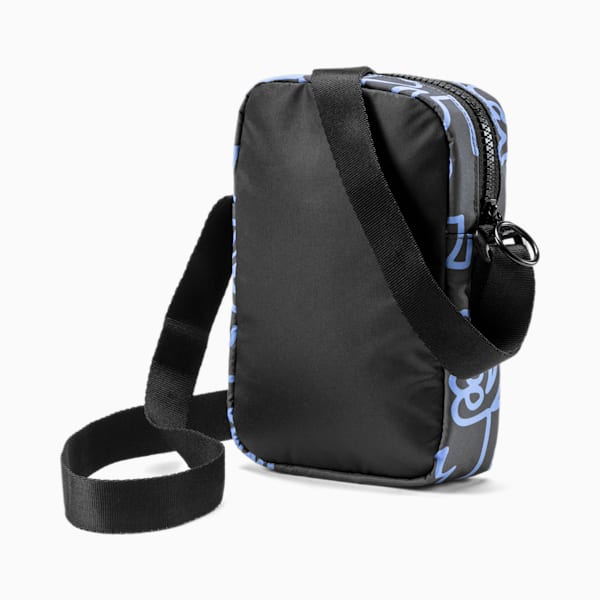 PUMA x MR. DOODLE Portable Bag, Puma Black-AOP, extralarge