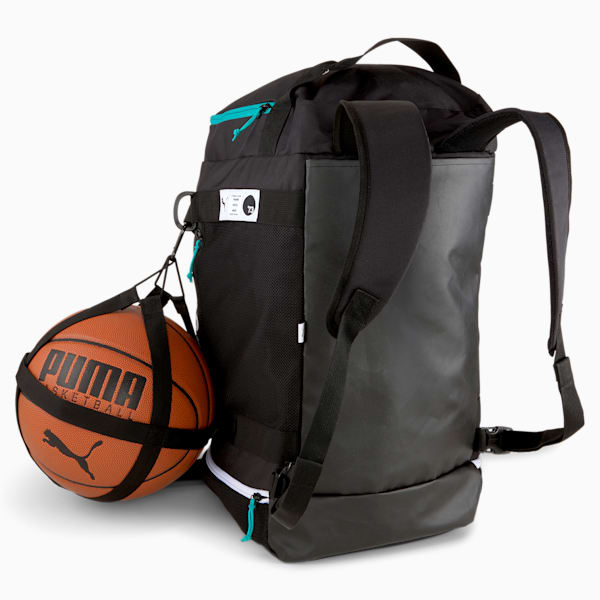 Pro Basketball Duffel Bag, Puma Black, extralarge