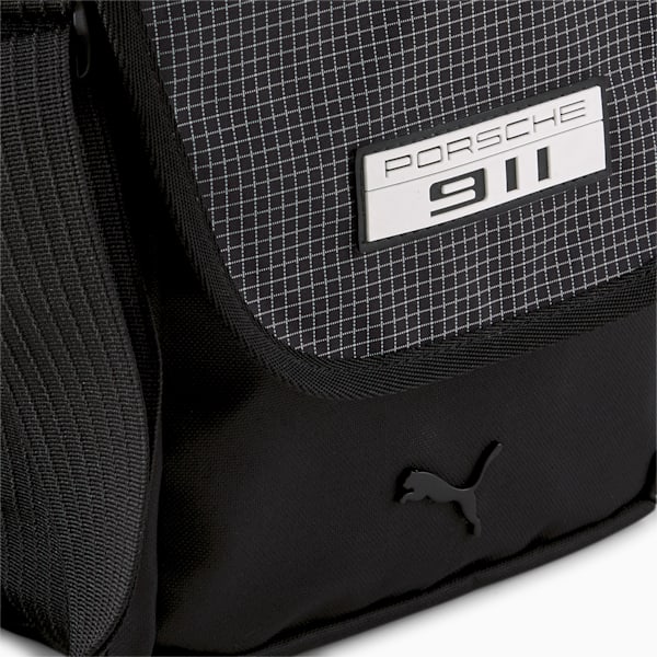 Porsche Legacy Small Messenger Bag, Puma Black, extralarge