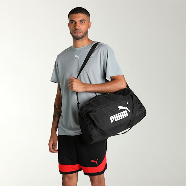 PUMA Phase Unisex Sports Bag, Puma Black, extralarge-IND