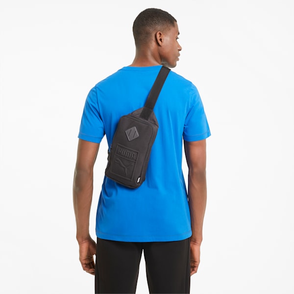 PUMA S C69 Unisex Crossbody Bag, Puma Black, extralarge-IND