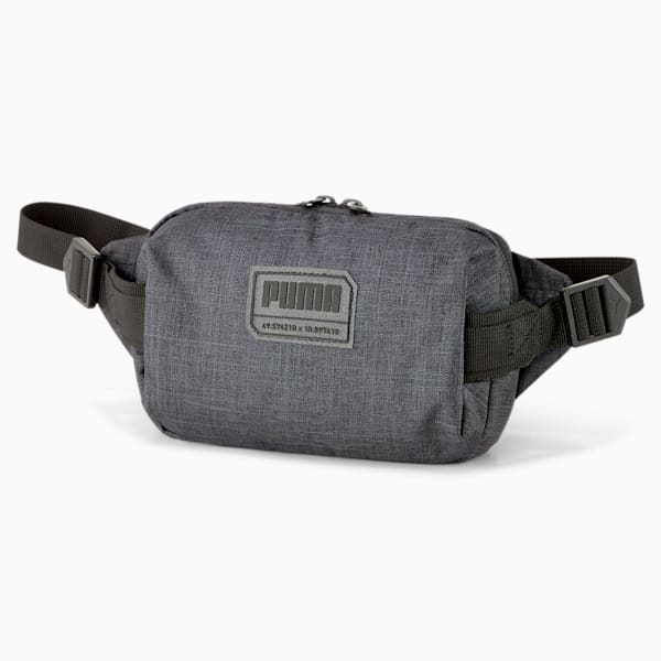 PUMA City Waist Bag, Puma Black Heather, extralarge