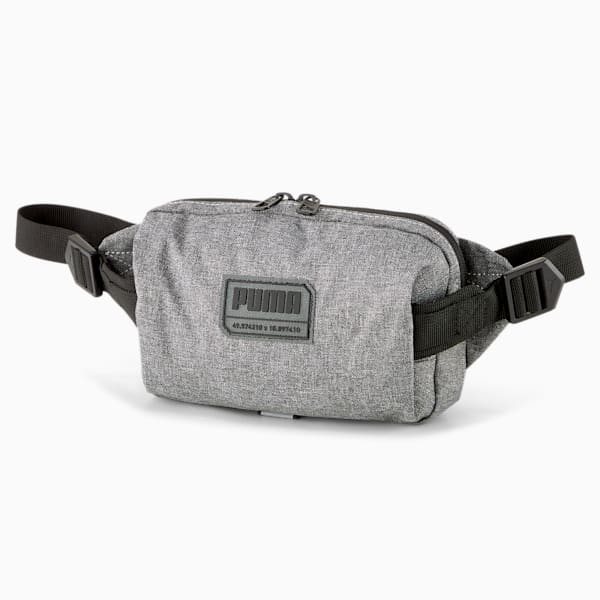 PUMA City Unisex Waist Bag, Medium Gray Heather, extralarge-IND