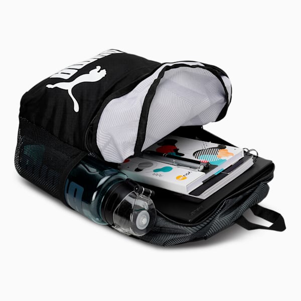 Phase Printed Backpack, Puma Black-Ultra Gray-AOP, extralarge-IND