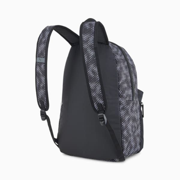 Phase Printed Unisex Backpack, Puma Black-DOT AOP, extralarge-IND