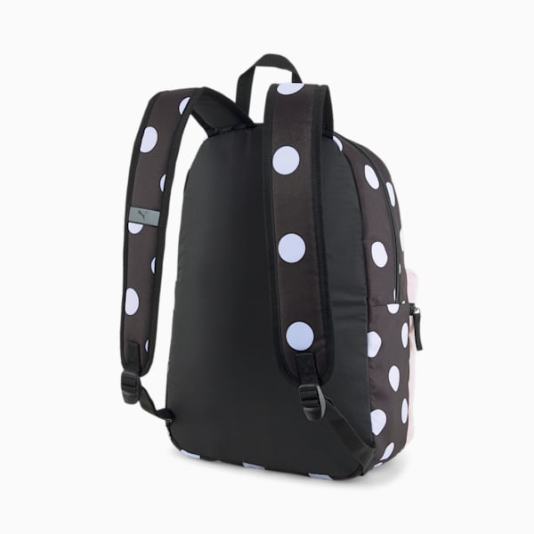Phase Printed Backpack, Puma Black-Polka Dot AOP, extralarge-IND