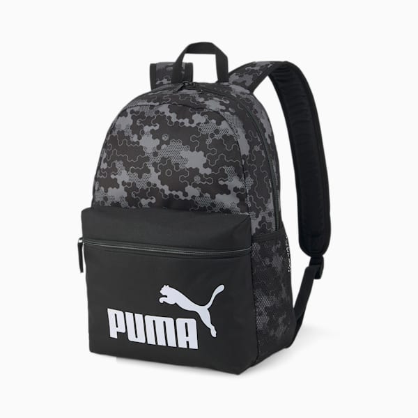 Phase Printed Backpack, PUMA Black-Camo Tech AOP, extralarge-IND