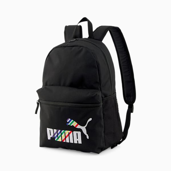 Phase Printed Unisex Backpack, PUMA Black-Love is Love, extralarge-IND