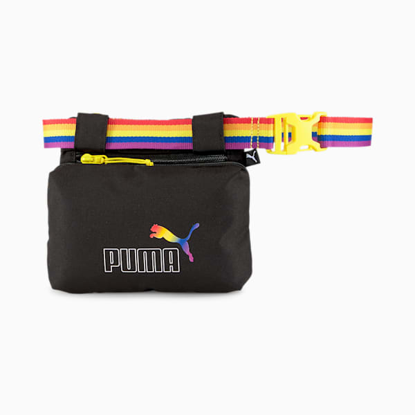 Pride Waist Bag, Puma Black, extralarge