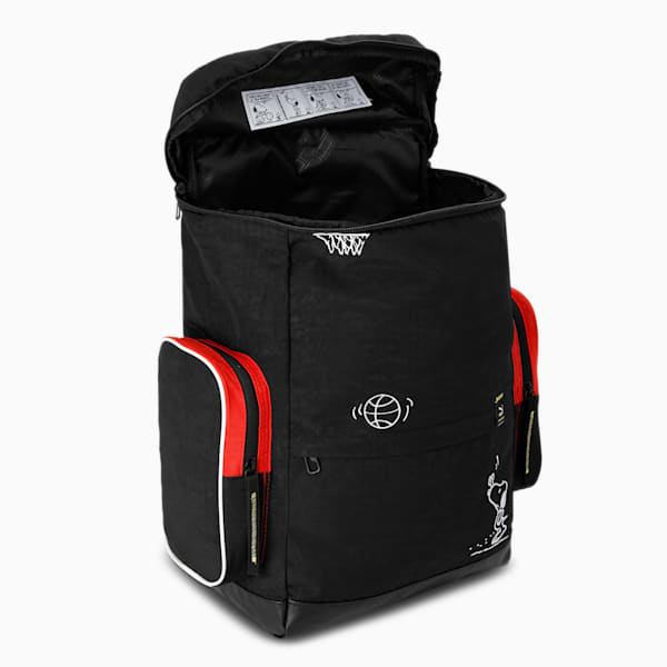 PUMA x PEANUTS Backpack, Puma Black, extralarge-IND