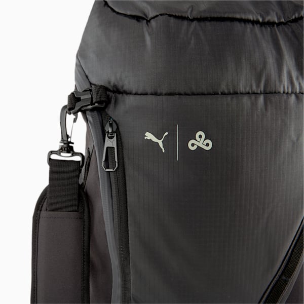 Mochila PUMA x CLOUD9 Player, Puma Black-Hawaiian Ocean, extralarge