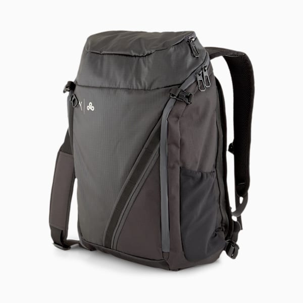 Mochila PUMA x CLOUD9 Player, Puma Black-Hawaiian Ocean, extralarge