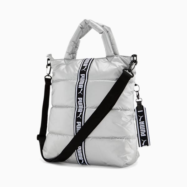 Prime Puffa Shopper, Silver, extralarge