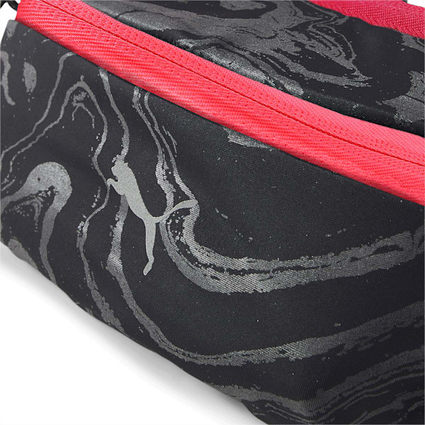 Performance Running Classic Waist Bag, Puma Black-Sunset Glow, extralarge