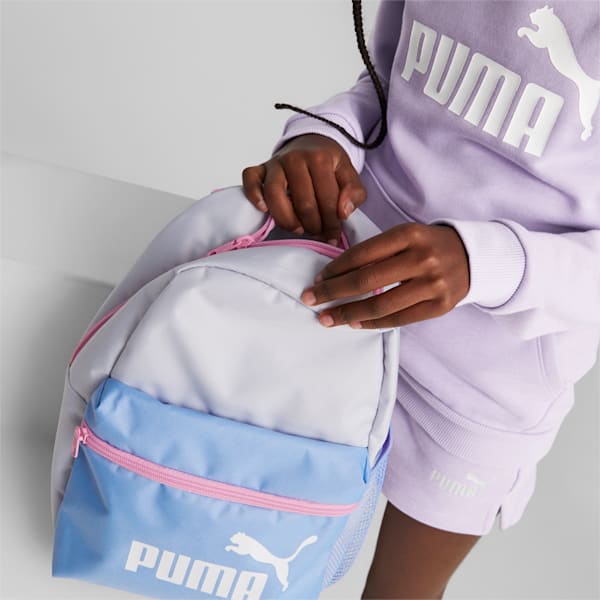 PUMA Phase Kid's Small Backpack, Spring Lavender-Intense Lavender, extralarge-IND