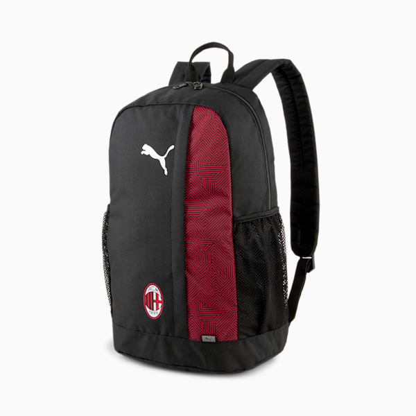 ACM FtblCore Plus Soccer Backpack, Puma Black-Tango Red, extralarge