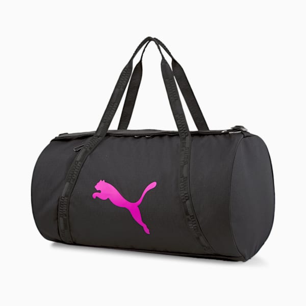 トレーニング AT ESS バレルバッグ ウィメンズ 25L, Puma Black-Deep Orchid