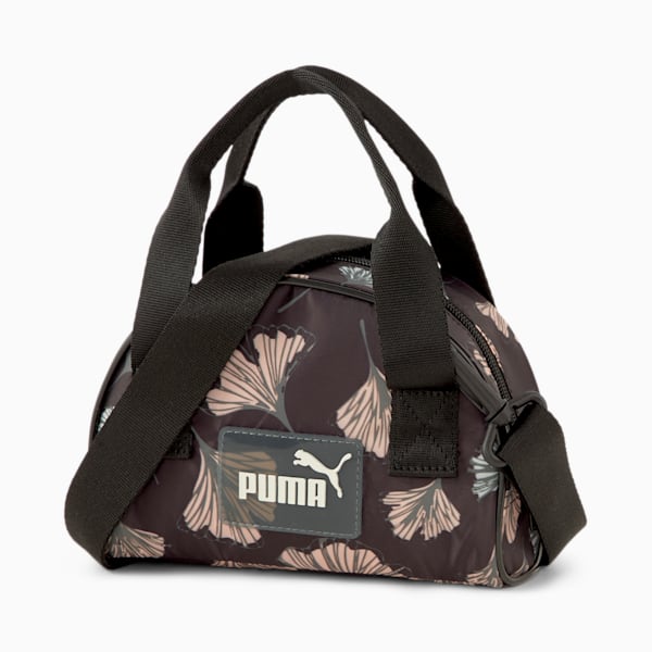 Pop Mini Grip Women's Bag, Puma Black-AOP, extralarge