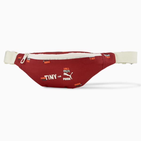 PUMA x TINYCOTTONS Waist Bag, Intense Red-Whisper White, extralarge