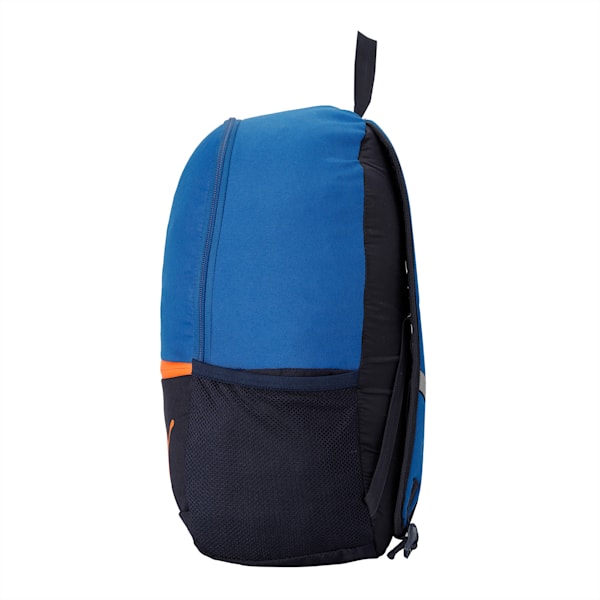 PUMA Casual Unisex Backpack, TRUE BLUE-Peacoat-Vibrant Orange