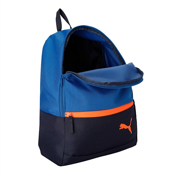 Casual Backpack I, TRUE BLUE-Peacoat-Vibrant Orange, extralarge-IND