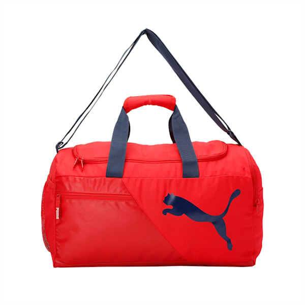 PUMA Unisex Duffle Bag II, High Risk Red-Peacoat