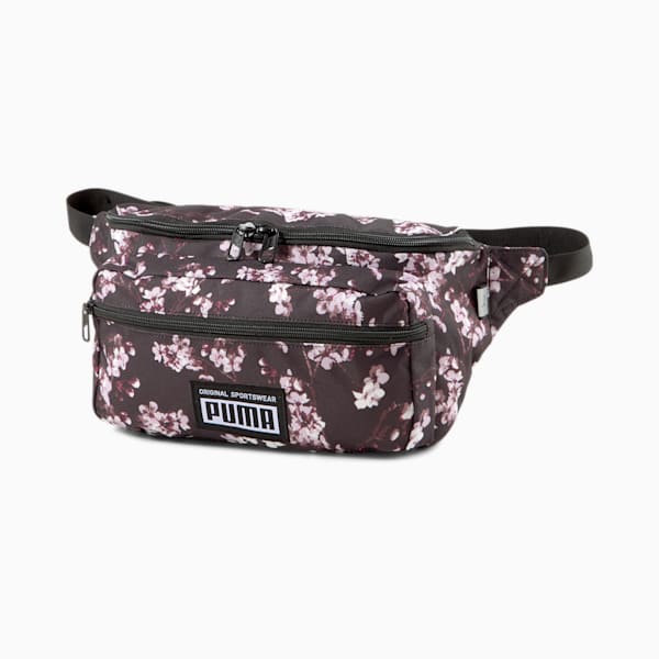 Academy Waist Bag, Puma Black-Floral AOP, extralarge