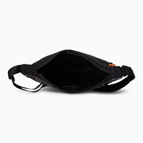 BMW M Motorsport Street Mini Messenger Bag, Puma Black, extralarge
