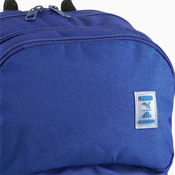 PUMA x CLOUD9 Backpack, Puma Black-Elektro Blue, extralarge