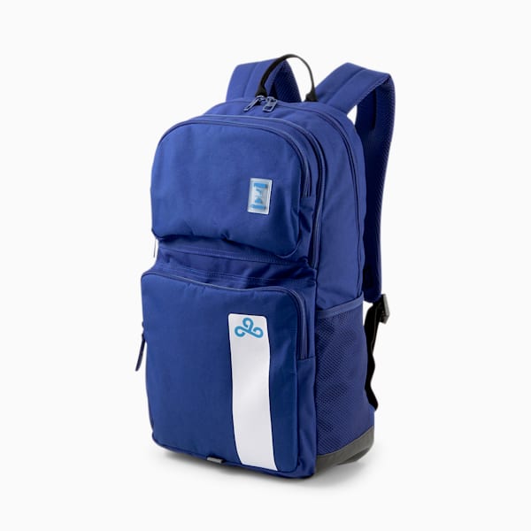 PUMA x CLOUD9 Backpack, Puma Black-Elektro Blue, extralarge