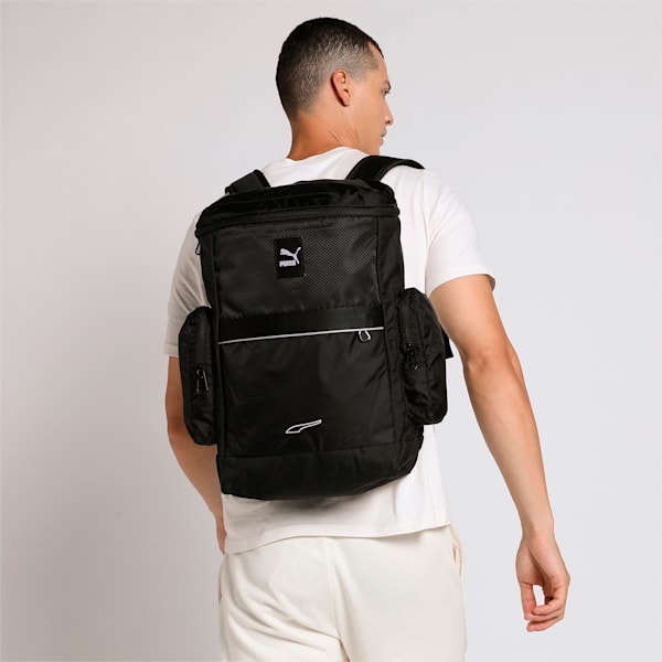 EvoPLUS Box Unisex Backpack, Puma Black, extralarge-IND