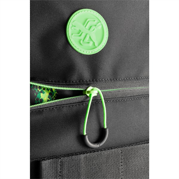 Mochila PUMA x SANTA CRUZ, Puma Black-Green Flash, extralarge