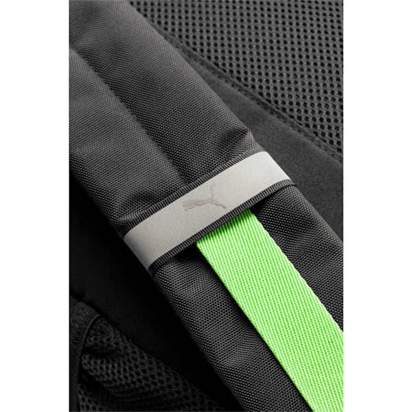 Mochila PUMA x SANTA CRUZ, Puma Black-Green Flash, extralarge