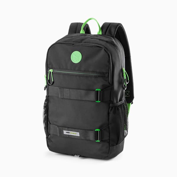 Mochila PUMA x SANTA CRUZ, Puma Black-Green Flash, extralarge