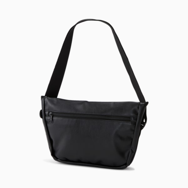 Bolso estilo mensajero PU Originals, Puma Black, extralarge